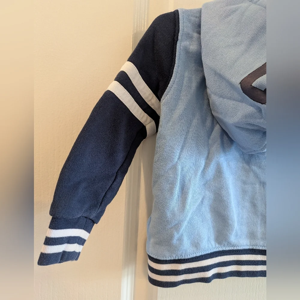 Polo Ralph Lauren Infant French Terry Zip Hoodie Big Pony Patch Preppy Size 18M